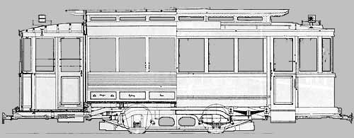 Byggetegning fra Scandia af vognene i serien 605-614