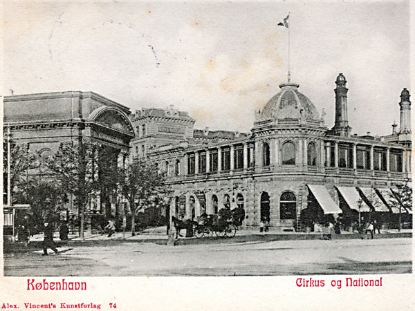 Jernbanegade og Cirkusbygningen